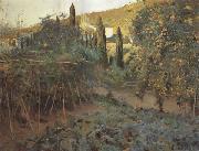 Joaquin Mir Trinxet The Hermitage Garden oil painting